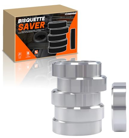FLYINGWING Set mit 6 Grillscheiben für Bradley Smoker Kekse aus Aluminium und Holz