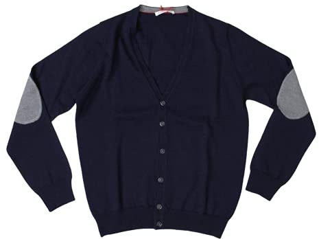 ROMEO GIGLI MAGLIA MAGLIONE CARDIGAN UOMO G35378 BLU LANA VERGINE MERINO AI Taglia IT 48 Colore Blu