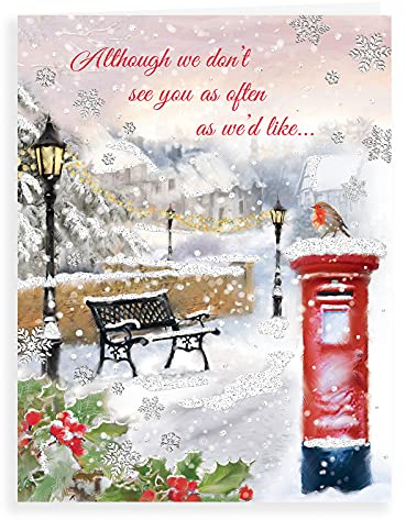 Piccadilly Greetings Weihnachtskarte mit Foto, 20,3 x 15,2 cm