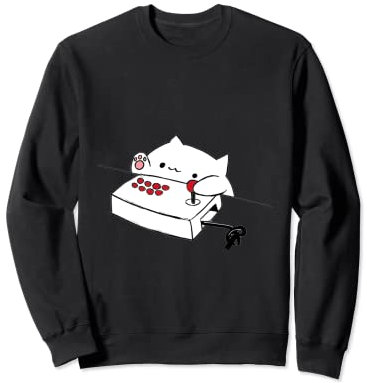 Lustiges Bongo-Katzen-T-Shirt Lustig Niedlich Gamer Meme Cat Tee Sweatshirt