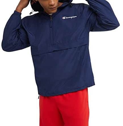 Champion Men's Stadium Packable Jacket, Deep Navy, 4X-Large