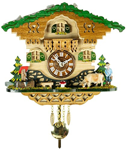 Trenkle Kuckulino Schwarzwalduhr mit Quarzwerk und Kuckuckruf