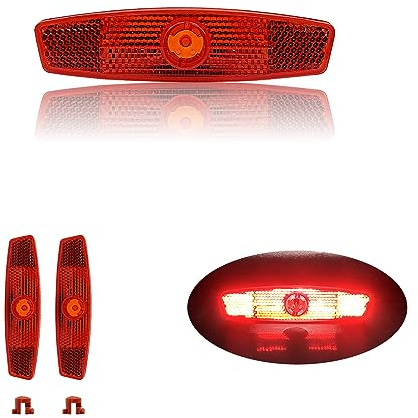 MGMSINYO Reflector Bike Wheel Reflectors Bicycle Spoke Reflector Safety Warning Night Riding