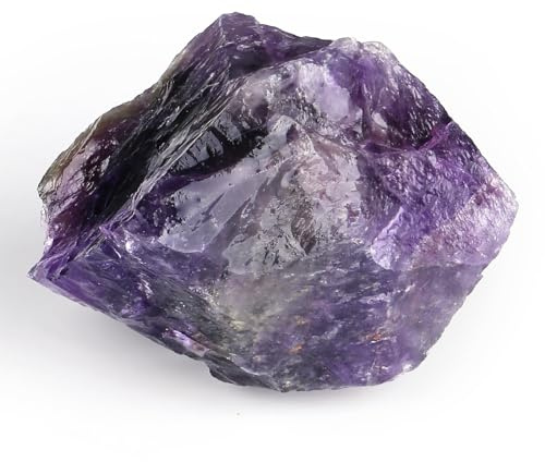 XIANNVXI Amethyst Große Rohstein Amethyst Stein Echt Natürlicher Premium Wasserstein Kristalle Naturstein Kristall Lila Steine Reiki 4.5–5.5 cm, 1PC