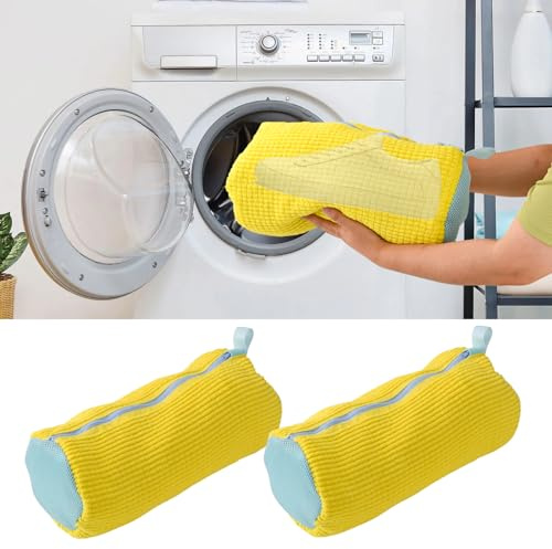 YAOZUP Sacchetti per Scarpe e Lavatrice, 2 PCS, Rete per Scarpe e Biancheria