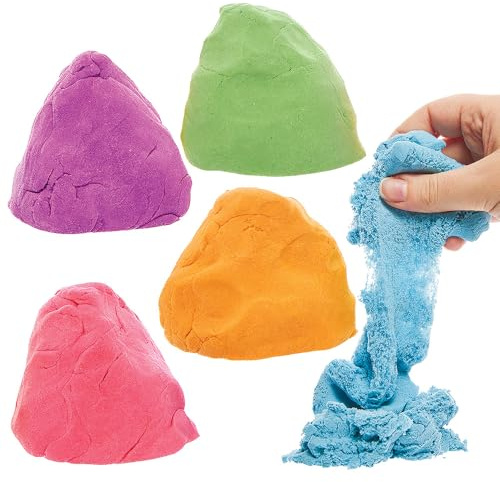 Baker Ross FN056 Bomullssand - 1-pack, sand för sensorisk lek för barn
