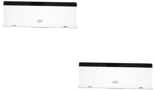 NUOBESTY 2stücke Memo Board Für Computer-monitore Transparente Nachrichtentafel Zur Organisation Von Notizen Karten Und Erinnerungen Praktisches Desk-organizer Für Büro Und Zuhause