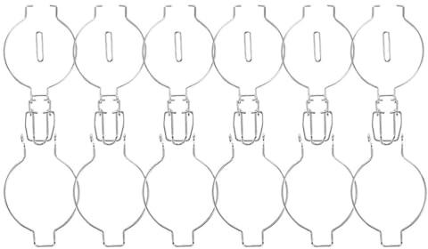 ULTECHNOVO Hebillas Selladas De Acero Inoxidable para Tarros De Conserva De Boca Ancha Juego De 6 Clips De Cierre Hermético para Cocina Y Almacenaje De Alimentos