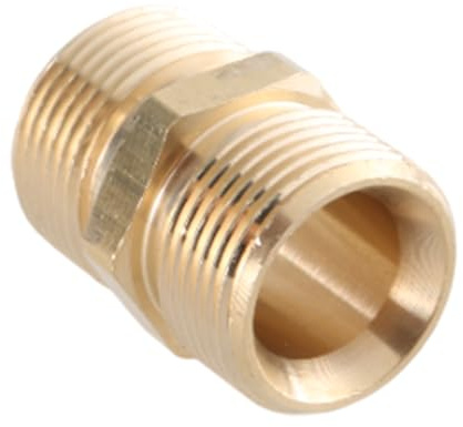 Durability Pressure Washer Hose Extension Adapter M22-15mm M22-14mm Male Brass Fitting Leak Proof Hose Connector Pressure Adapter