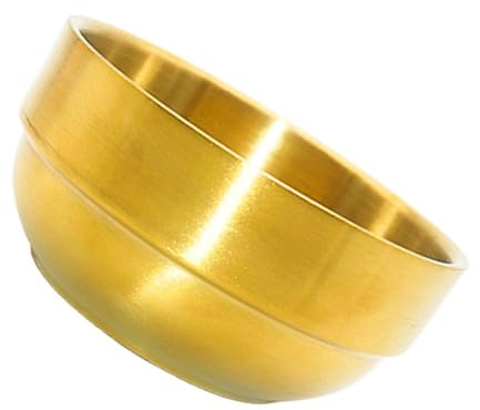 MUCKLILY Ciotola Per Sapone Da Barba in Acciaio Resistente Base Stabile Per Montare Schiuma Densa Per Uomo, Ciotola Schiumogena Per Rasatura Viso, Accessorio Bagno Elegante e Duraturo