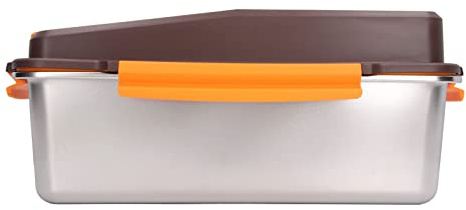 PODSJD Boîte de Rangement Riz 5KG en Acier Inoxydable 304 Épaisse - Distributeur Étanche et Durable pour Cuisine, Protection Anti - Humidité et Conservation Fraîche