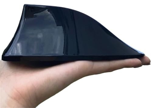 Antennes Audio et vidéo pour Auto,Antenne Voiture Antenne aileron de Requin pour Voiture, Radio FM, Remplacement d'antenne, Style Automobile, décoration d'antenne de Toit(Black)