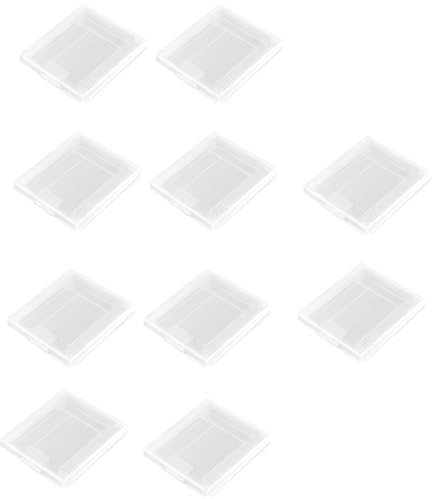 REITINGE Scatola di immagazzinaggio della carta di gioco protettiva trasparente impilabile antiurto contenitore portatile della cartuccia di gioco per la protezione della carta di gioco antiurto GBP