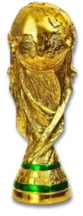 Qualiware 2026 World Football Soccer Cup Memorabilia Replica Trophy – Large Gold Metal Finish Championship Award Souvenir for Fans, Home Decor & Sports Collection Display Piece-32cm