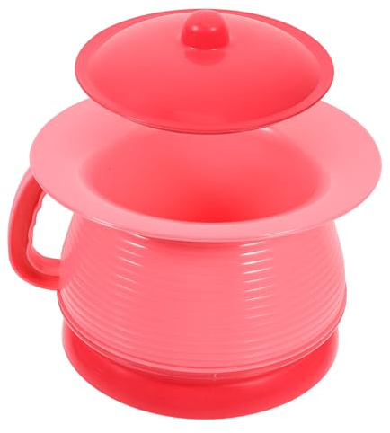 Garneck Ergonomic Portable Potty for Boys and Girls Handle Urine Bucket Design for Potty Training in Bedroom Travel