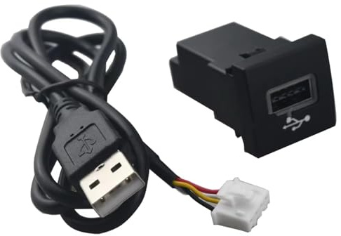 Interruttore Auto USB AUX Console Presa USB AUX Compatibile Con Per Golf 6 Per Scirocco 2006-2012 Adattatore Di Ingresso Audio U-disk Flash Cavo Di Interfaccia