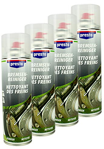 Presto 4X BREMSENREINIGER BREMSEN Reiniger Pflege WARTUNG Reinigung 500 ml 30618