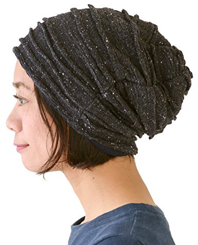 Casualbox | Organic Cotton Beanie Hat All Seasons - Made in Japan - Unisex Watch Cap Men & Women Black(Size: One Size)