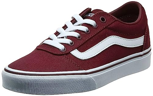 Vans Ward, Zapatillas Mujer, Burgundy, 38 EU