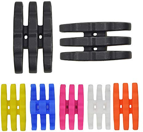 AMEYXGS Bogenschießen 2pcs Bogen Gliedmaßen Stabilisator Gummi Stoßdämpfer für Compoundbogen (schwarz)
