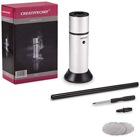 GaoYunQin Cocktails fumées Pistolet Pistolet Fumoir Portable, Cocktail Infuseur de Fumée, Fumeur de Nourriture pour Rehausser Le Goût pour Cuisiner Un Cocktail Barbecue Boissons et Fromage