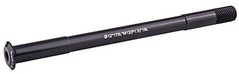 Colcolo Fahrrad Steckachse, Aluminiumlegierung 12/14/15mm MTB Hinterrad Steckachse Fahrrad Hinterrad Steckachse für Mountainbike, 12mm 175mm 1,5mm