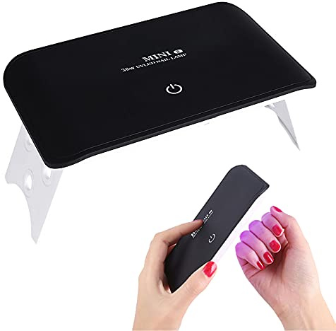 PENNY73 Écran Tactile Pliable Sèche-Ongles Portable 36W Lampe UV Vernis à Ongles Lampes en Forme d'arc pour Outils de Manucure USB Nail Art