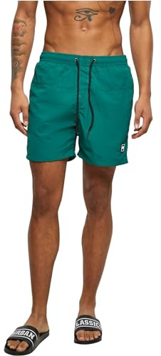 Men Tb1026-Block Swim Shorts 1 Green 4Xl