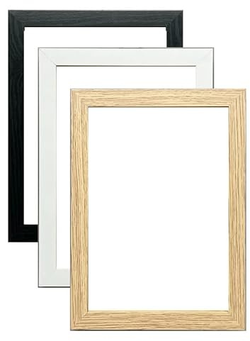 24x30cm Oak Picture frame. 24mm Thin Wall Hanging & Tabletop Photo frames for Home/Wall Décor