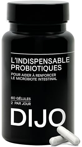 DIJO - L'indispensable Probiotique - Renforcement de la Flore Intestinale - 8 Souches de Bactéries & 28 Milliards d'UFC - Gélules Gastro-Résistantes - Végan - Fabriqué en France (1 MOIS)