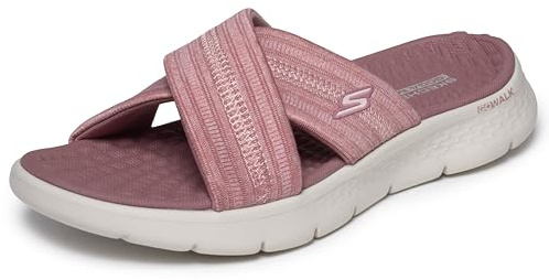 Skechers Dam O-t-g GO Walk Flex Sandal Impressed, Mauve Textile, 40 EU