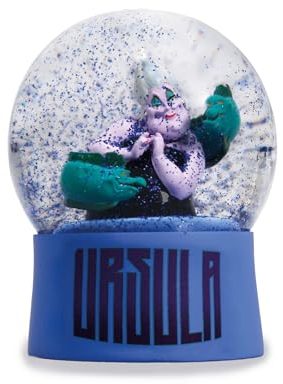 Disney Villains Ursula - Palla di neve in scatola, 65 mm Multicolore