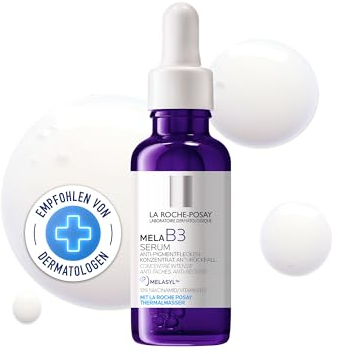 La Roche Posay Mela B3, Siero Intensivo Concentrato Anti-Macchie, Per Tutti i Tipi di Pelle, Azione Anti-Ricomparsa, Incarnato Più Luminoso e Uniforme, Arricchito con Melasyl e Niacinamide, 30 ml