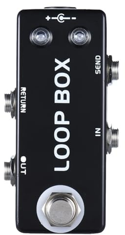 Loop Box Guitar Effect Pedal Switcher Channel Selection True Bypass Guitar Parts Switcher Channel Selection True Bypass Looper