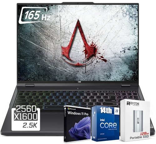 Lenovo Legion 5i Gaming Laptop, 14th Gen Intel 24-Core i9-14900HX, 16 WQXGA(2560x1600) 165Hz, 64GB DDR5 RAM, 1TB SSD, GeForce RTX 4060(TGP 140W), RGB Backlit KB, W/ 128GB PSD, Windows 11 PRO