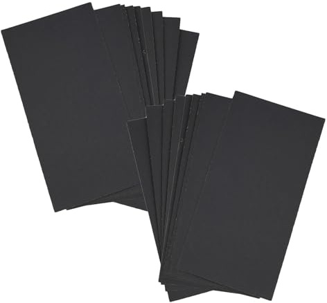 30PCS Wet and Dry Sandpaper Assortment 400 600 800 1000 1200 1500 High Grit Sandpaper,22.86x9.14 cm Fine Abrasive Paper for Automotive Sanding,Wood Furniture Finishing