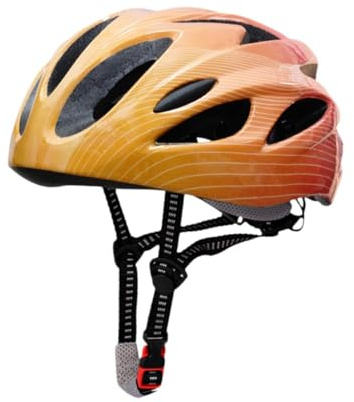 Perfeclan Casque de vélo pour Enfants Casque de vélo pour Enfants Casque de Sport élégant Casque de Cyclisme pour Skateboard Équitation Vélo Escalade, Jaune Orange