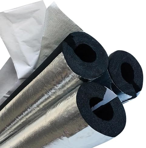 Rohrisolierung Schaumstoff für Den Außenbereich ID 22-219 mm Flexibler Isolierschlauch, Wasserleitung Isolierung, Schaumstoffschlauch, 94cm Rohrdämmung für Heißes Und Kaltes Wasser, Klimaanlagen(ID 21