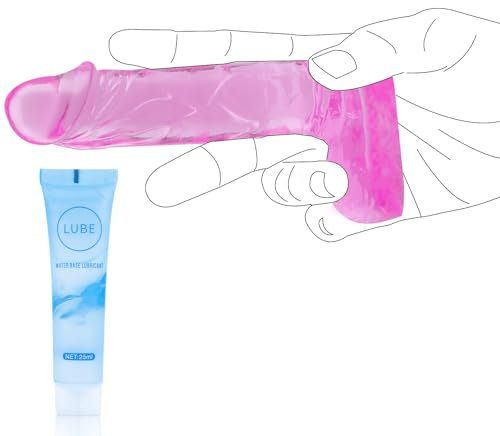 12CM Realistic Dildo Small Soft Anal Dildo with Strong Suction Cup Mini Dildo Dildo Realistisch Spielzeug für Erwachsene Ab 18 Sex Diloschwanz für Frauen Dildo für Männer Dildo Klein (Pink)