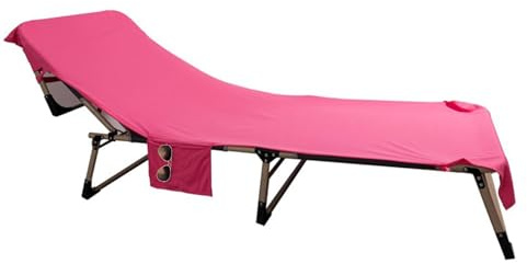 Lounge Chair Towel - Microfiber Sun Lounger, Towel Beach Chair Towel | Sun Lounger Beach Towel with Pockets, Quick Dry Sunbed towel, Lounge Towel Perfect for Summer Outdoor Beach Pool