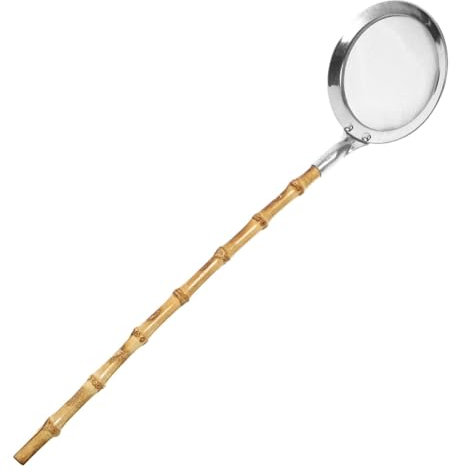 WUYXTO Espumadera Colador de Alimentos Utensilios de Cocina Cuchara Espumadera Colador de Metal con Mango Escurridor for Cocina para Espumar
