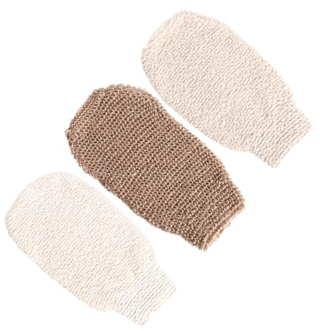 FOYTOKI 3 Piezas Guantes de Baño Exfoliantes para Ducha Guante Baño Cuerpo para Exfoliante Corporal de Uso Diario