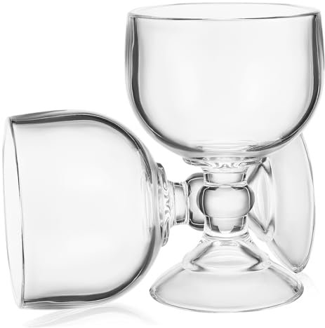 LAPYAPPE 2 Pezzi da Margarita per Feste Matrimonio e Bar Eleganti con Design e Base Stabile per Cocktail e