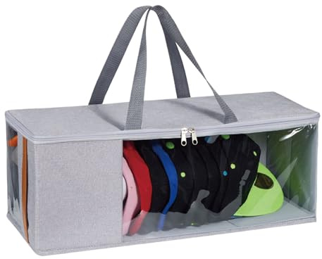 Ratpzou Caja de Almacenamiento para Gorras de Béisbol | Organizador De Sombreros Para Casa Y Viaje - Organizador De Gran Capacidad A Prueba De Polvo Para Armarios, Vestidores Y Dormitorios