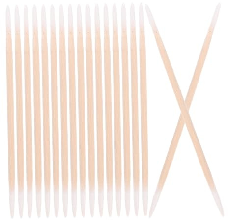 TOYZFRIENDY 2 Stück Doppelseitige Wattestäbchen Mit Präzisen Spitzen Weiche Baumwolle Vielseitig Für Make up Hautpflege Und Elektronikreinigung