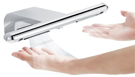 Rubinetto Con Sensore 2 In 1 Con Cartuccia Filtro,Asciugamani Per La Casa,Flusso D'Acqua Sensore E Asciugatura-Mani,Acceso Quando Le Mani Si Avvicinano,Spento Quando Le Mani Si Allontanano(Type1)