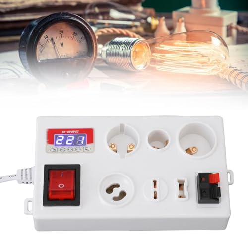 Ejoyous Testeur D'ampoules, Testeur de Lampes LED Station de Test de Lampes de Tension D'ampoules, pour B22 E14 E27 GU10 G4 à G12 G9 (Prise UE 85-265V)