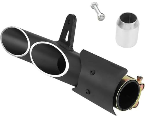 Motorcycle Dual-outlet Exhaust Tail Muffler Tailpipe Tip for Yamaha YZF-R6