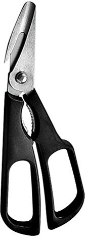 ASHATA Forbici per Frutti di Mare in Acciaio Inossidabile, Pinze per Aragosta Rimovibili, Forbici da per Preparazione di Gamberetti, Granchi di Pesce (BLACK)