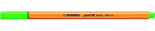 Stabilo Point 88 Fineliner Stift 0,4 mm neon green